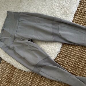Lululemon size 4 grey mesh leggings